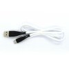 Кабель Denmen D19T Silicone USB Type-C 2.4A 1M білий