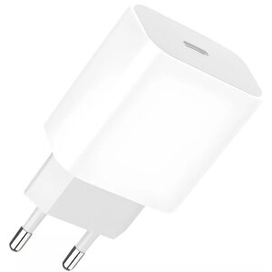 Мережевий зарядний пристрій Denman DC06 20W 3.6A USB-C білий