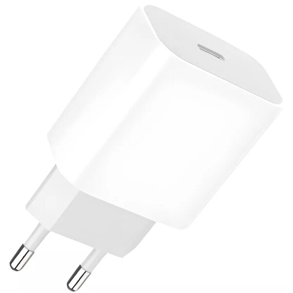 Мережевий зарядний пристрій Denman DC06 20W 3.6A USB-C білий