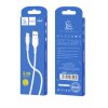 Кабель Denmen D06T Silicone USB Type-C 2.4A 1M Білий